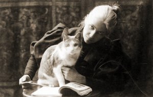 Amelia Van Buren的肖像，1889年（棕褐色照片）